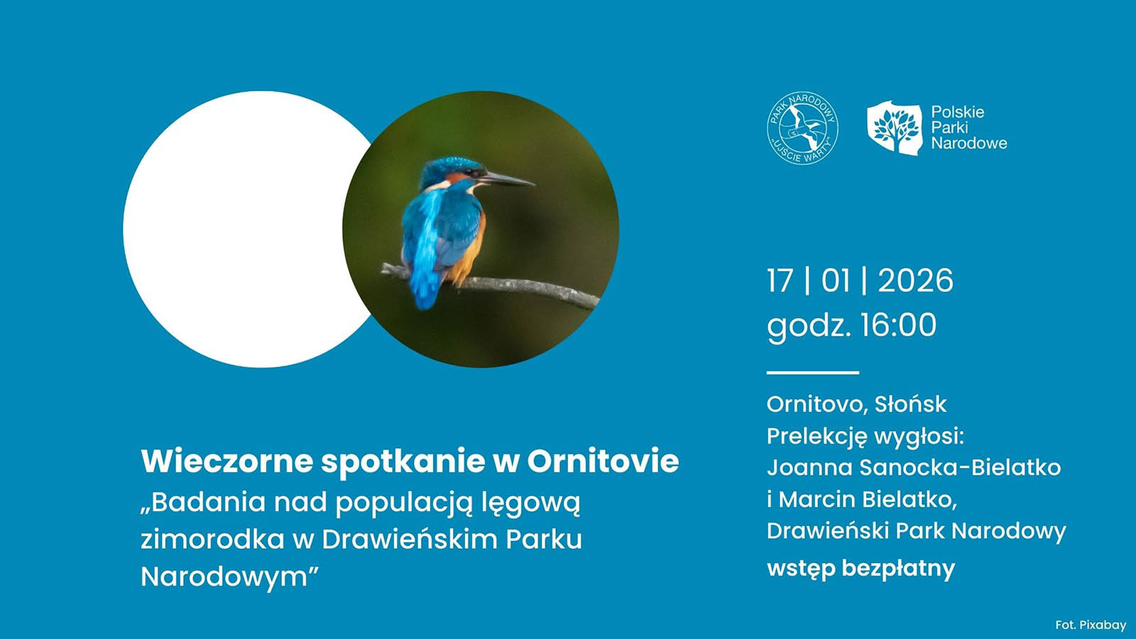 Wieczorne spotkanie w Ornitovie na temat zimorodków