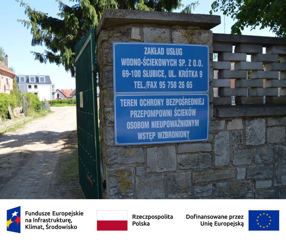 W Słubicach ZUWŚ zmodernizuje m.in. główną przepompownię ścieków