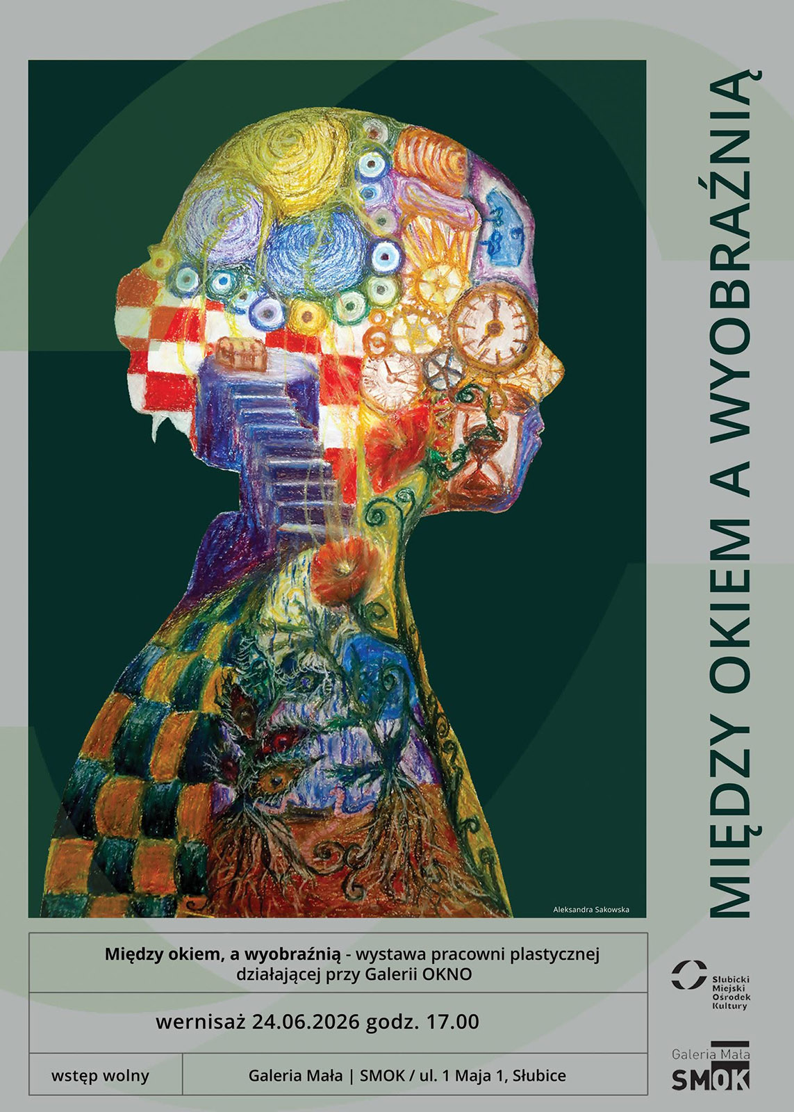 „Między okiem a wyobraźnią”. Młodzi artyści z Pracowni Plastycznej Galerii OKNO pokażą swoje prace