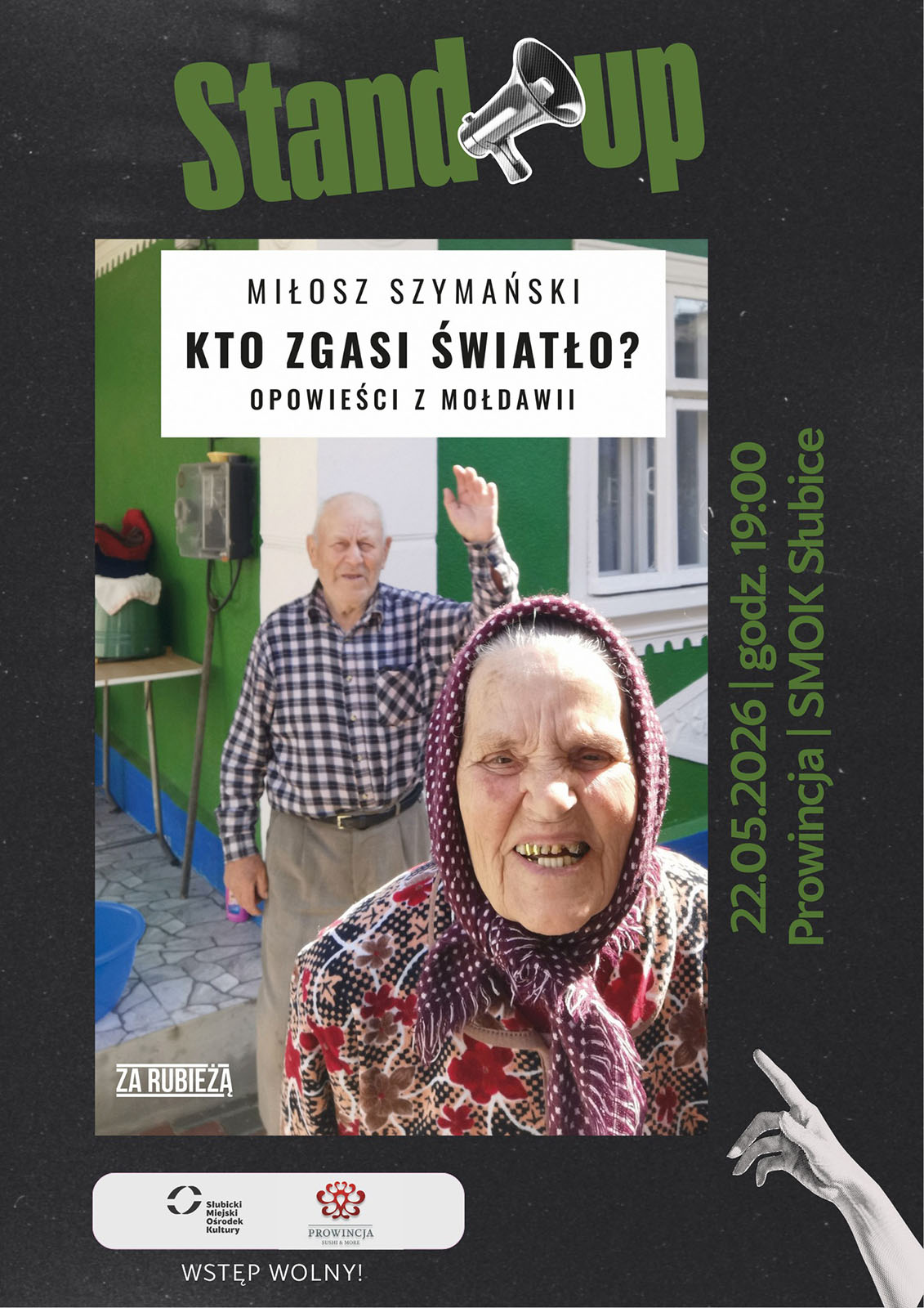 SMOK zaprasza na spotkanie z Miłoszem Szymańskim