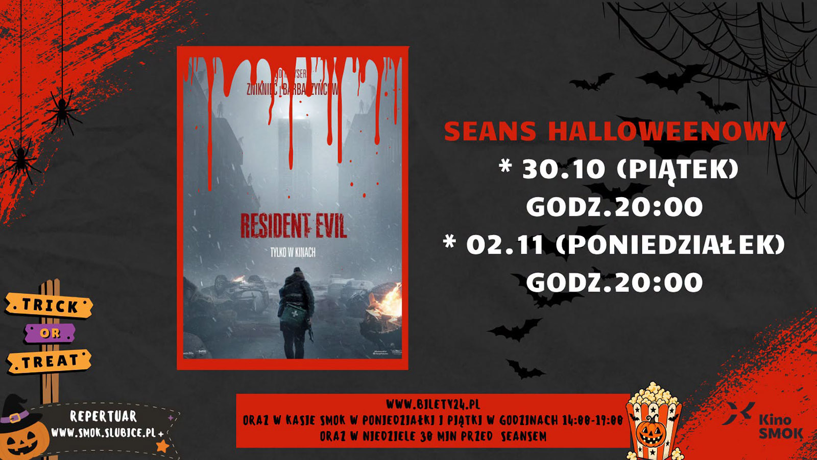 Halloween w Kinie SMOK. „Resident Evil” na dwóch specjalnych seansach