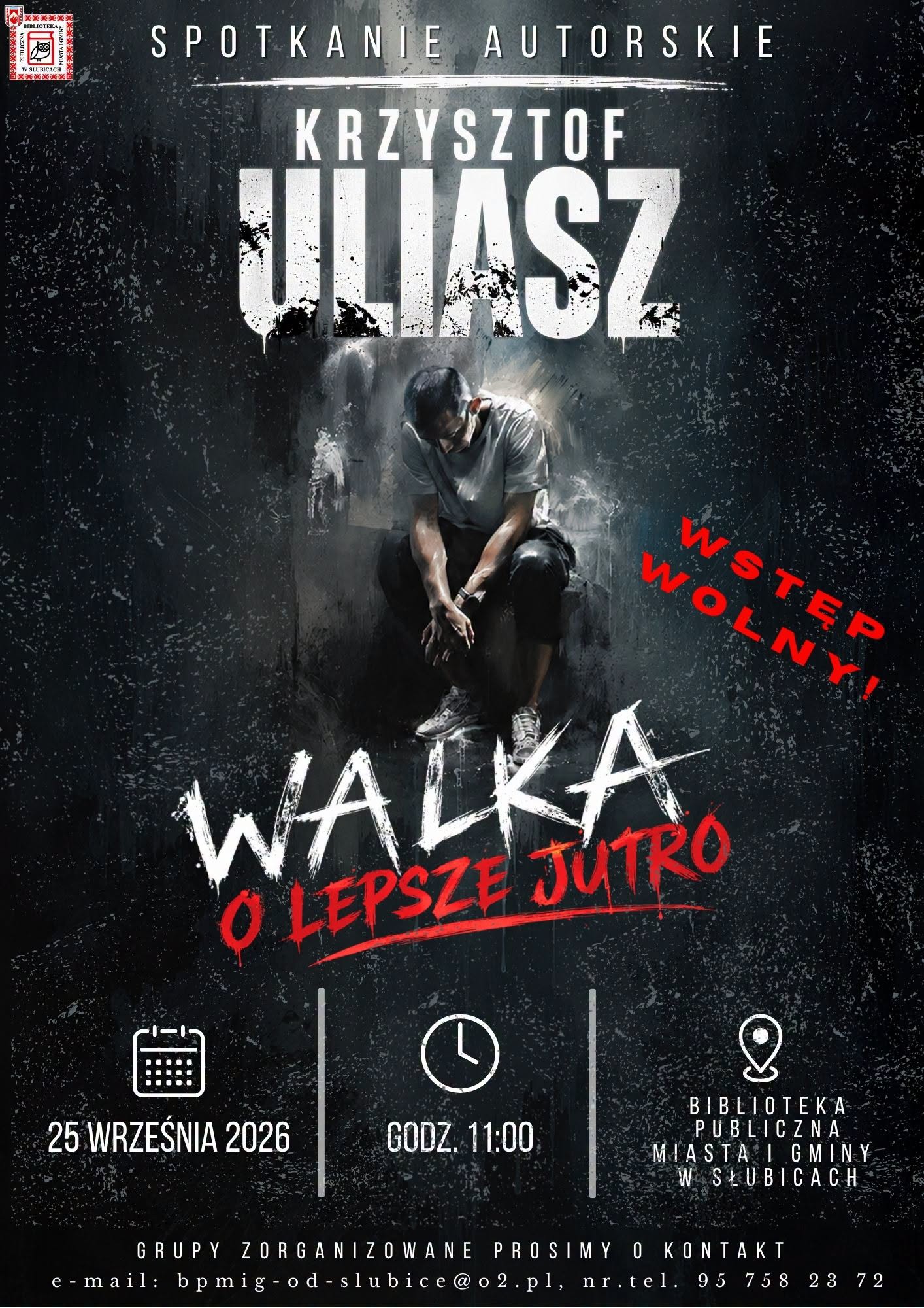 „Walka o lepsze jutro”. Krzysztof Uliasz opowie w Słubicach o uzależnieniu i swojej książce