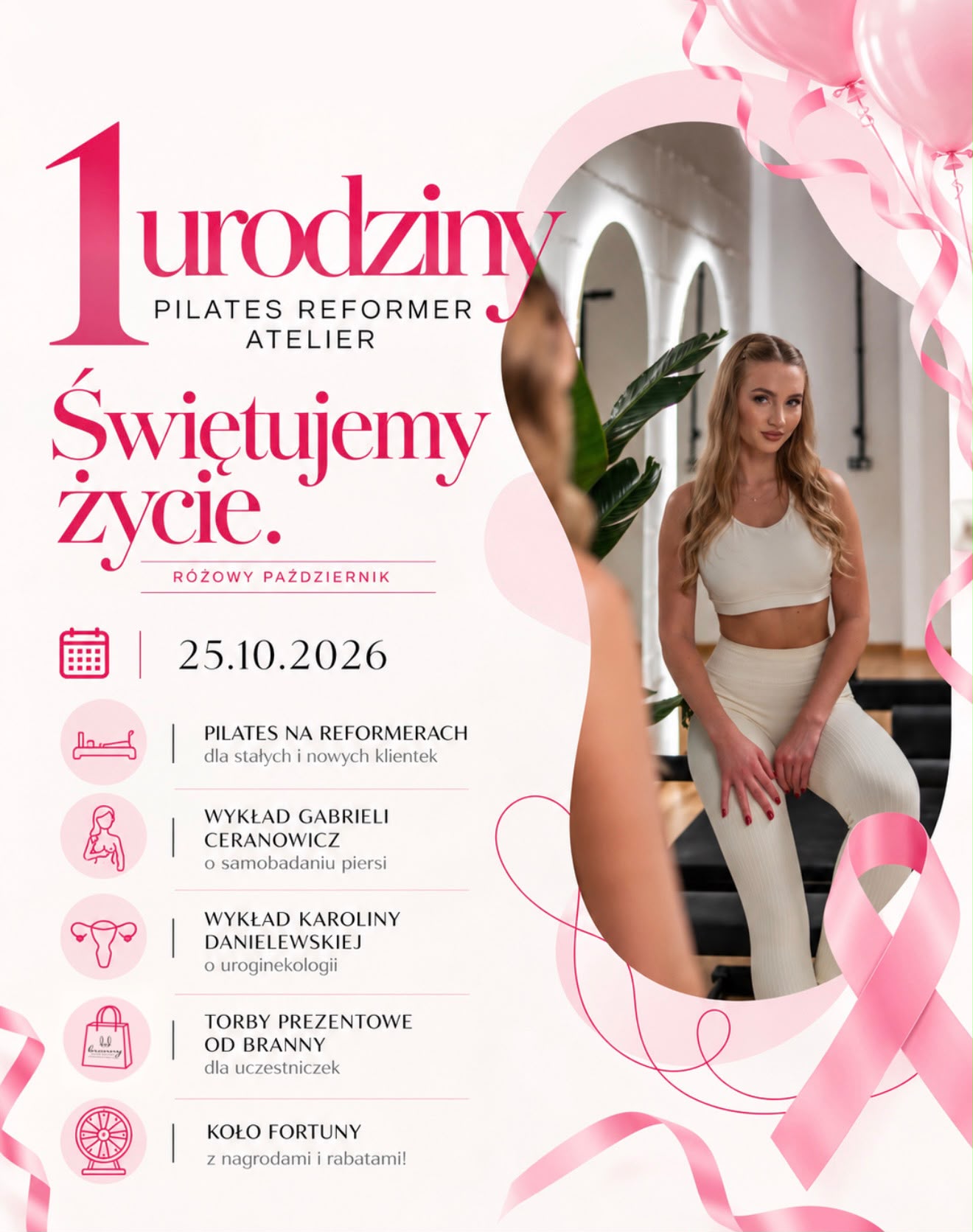 Pierwsze urodziny Pilates Reformer Atelier