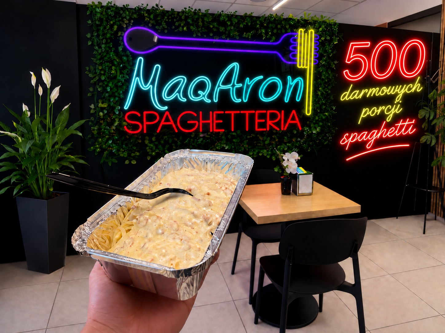 Czeka nas was 500 darmowych porcji spaghetti