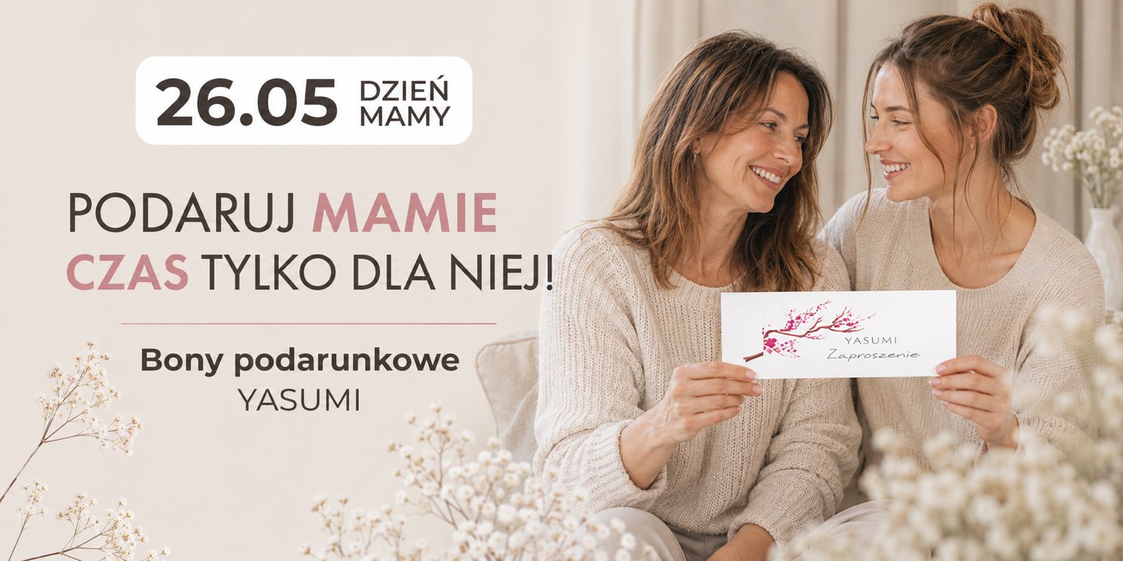 Dzień Mamy w Yasumi Słubice: „Najpiękniejszy prezent to chwila tylko dla niej”