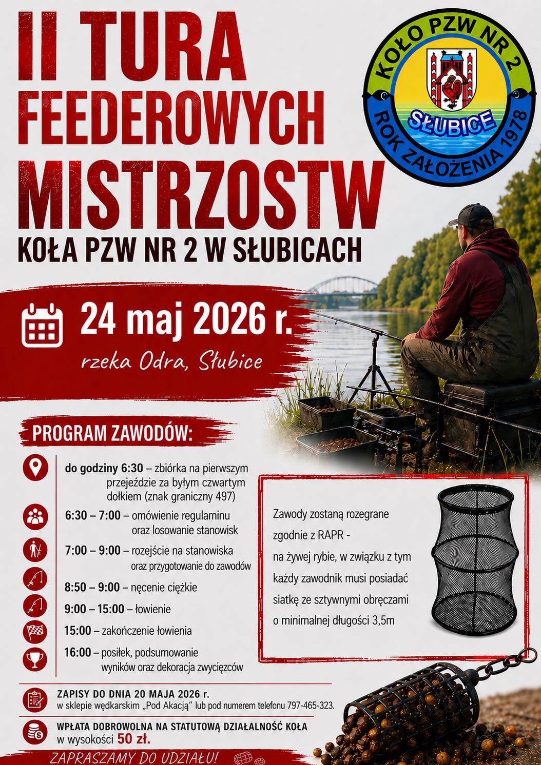 ii tura feederowych mistrzostw kola