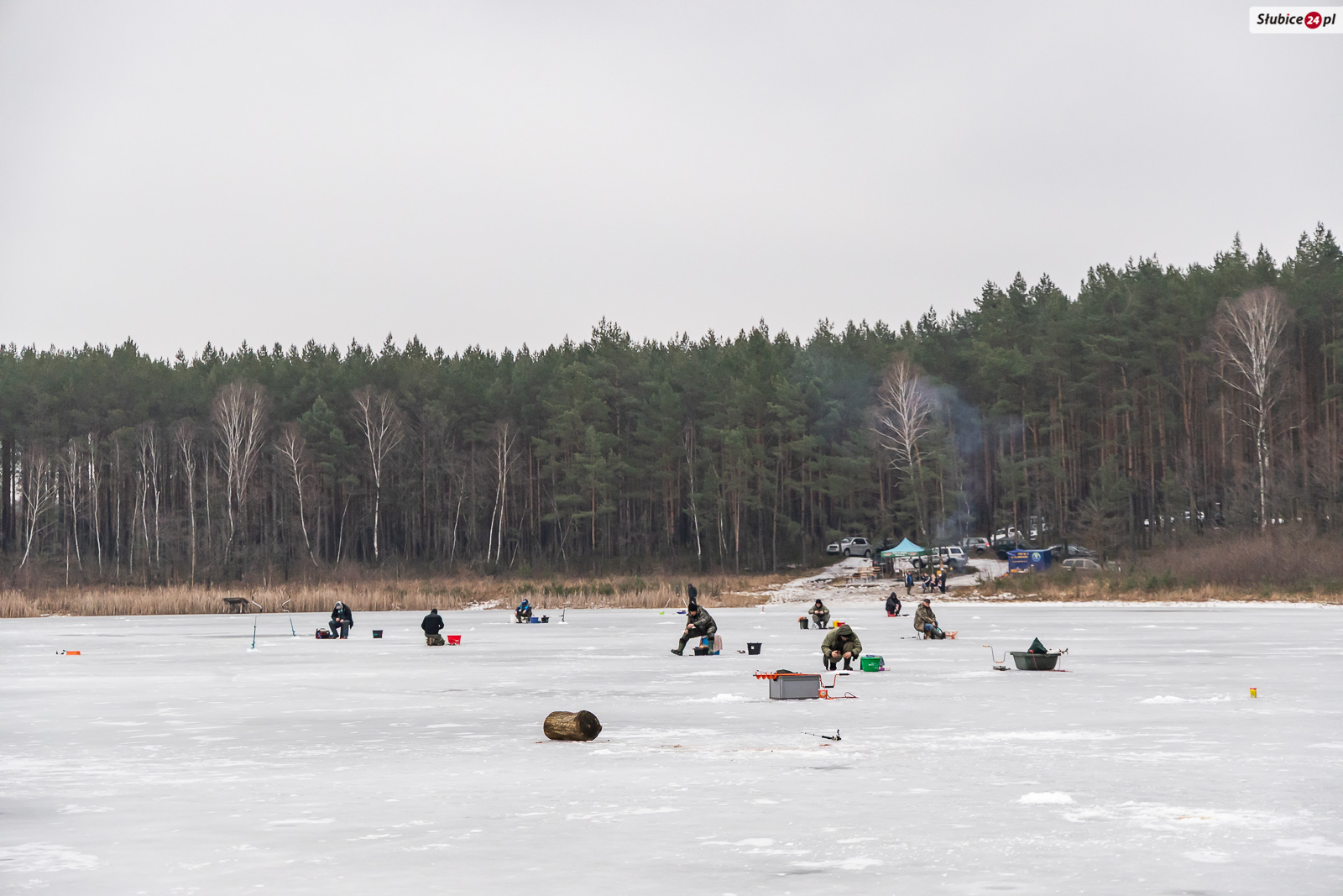 Na jeziorze Głębiniec odbyły się Podlodowe Mistrzostwa Koła PZW nr 2 w Słubicach