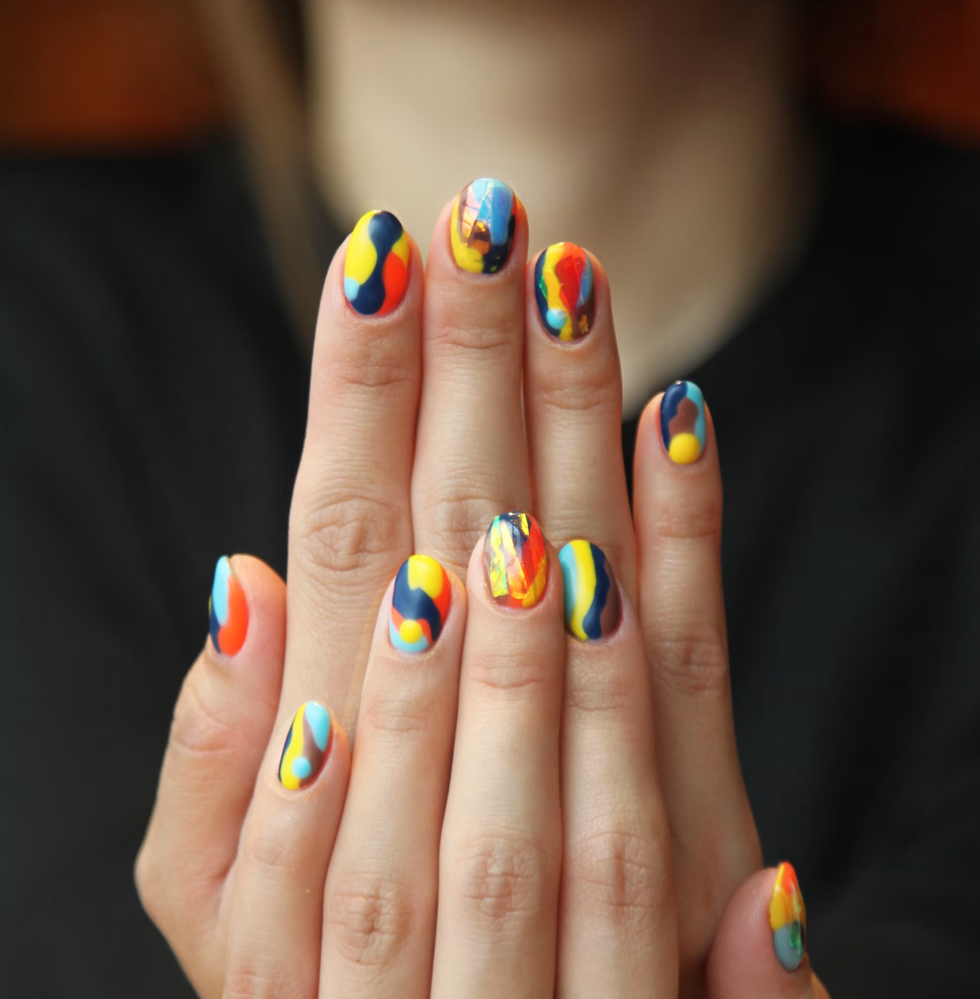 Manicure hybrydowy - wzory